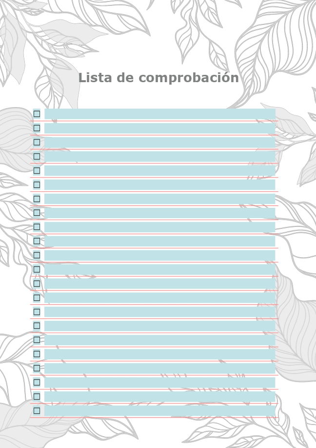 Formulario Lista de comprobación 4